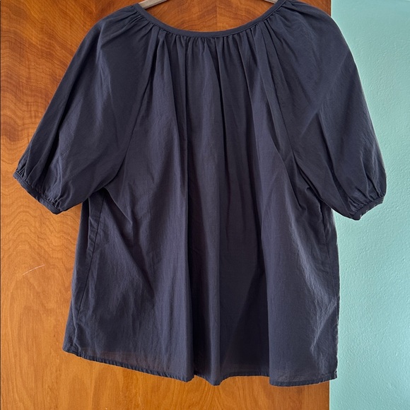 Universal Thread Dark Blue Button-Up Top - Picture 2 of 3